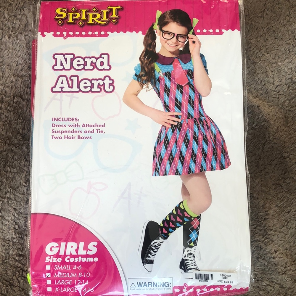 Girls Nerd Costume